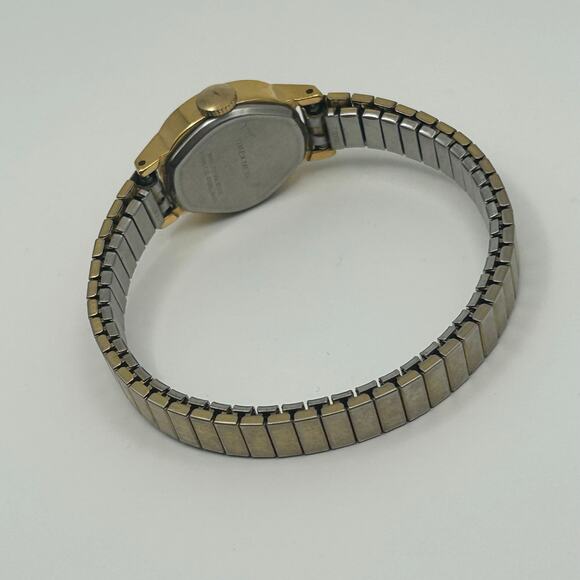 Timex Gold Tone Stainless Steel Women’s Wind Mechanical Watch, 17mm Working - Picture 6 of 8